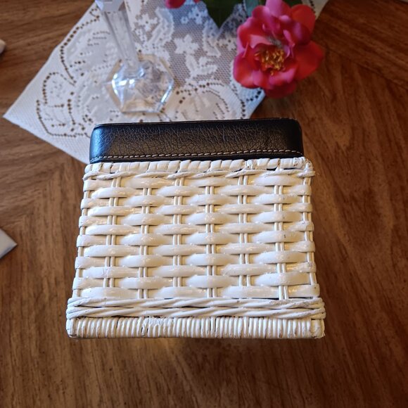 *Vintage 2006 Kate Spade Wicker Basket Box Bag* - Picture 4 of 9